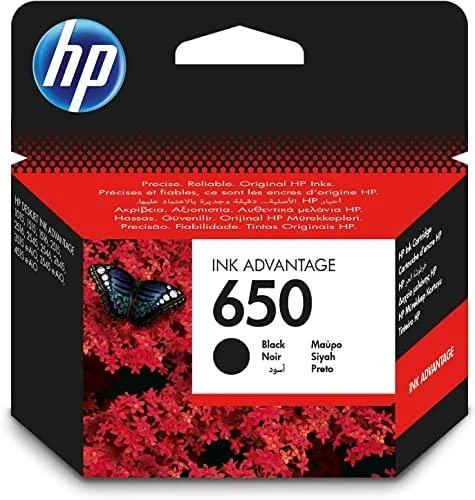 Hewlett Packard (HP) HP 650 Juodas Original Ink Advantage Cartridge