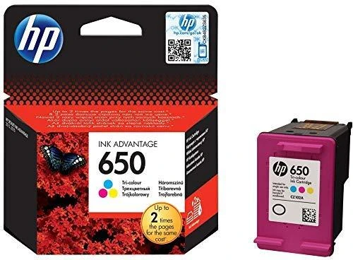 Hewlett Packard (HP) HP 650 trijų spalvų rašalas (CZ102AE)