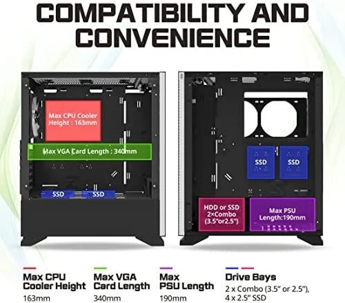 Zalman S5 Juodas „Midi Tower“ Juoda