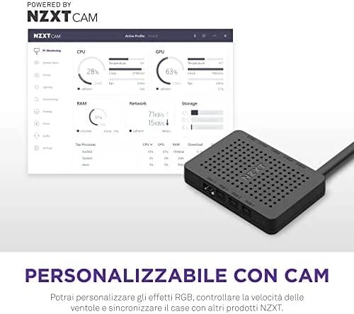 NZXT PC dėklas H9 Elite Midi bokštinis langas baltas