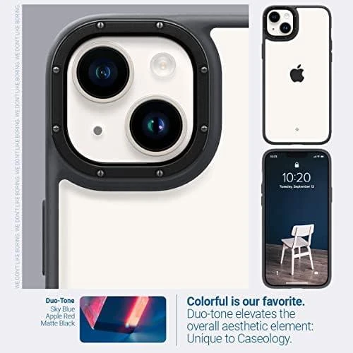 Spigen CASEOLOGY SKYFALL Apple iPhone 14 Plus dėklas telefonui juodos spalvos