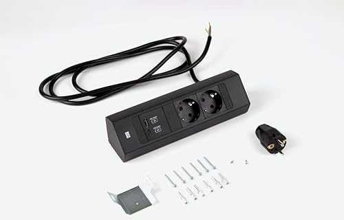 Bachmann CASIA 2 2xCEE7/3 1xUSB A/C 22W 2,0m AEH SW