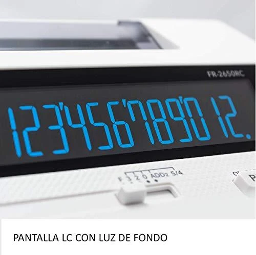 Skaičiuotuvas Casio FR-2650RC su 12 skaitmenų ekranu