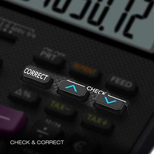 Casio HR-150RCE skaičiuotuvas Desktopas Spausdintuvo skaičiuotuvas Juoda