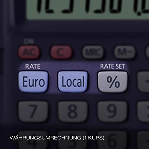 Casio HS-8VER skaičiuotuvas Kišenė Pagrindinis skaičiuotuvas Mėlyna
