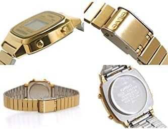 Moteriškas laikrodis CASIO LA-670WG-9 (zd597d) + BOX
