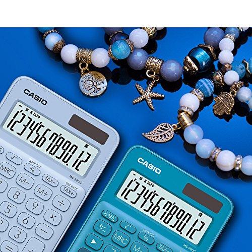 Skaičiuotuvas Casio MS-20UC-BU mėlynas 12 skaitmenų