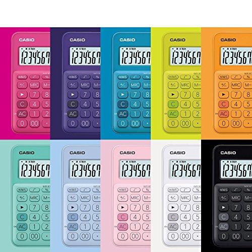Stalinis skaičiuotuvas CASIO MS-20UC, 105x150x23 mm, balta sp.