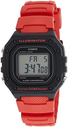 Laikrodis vyrams CASIO W-218H-4B + dėžutė