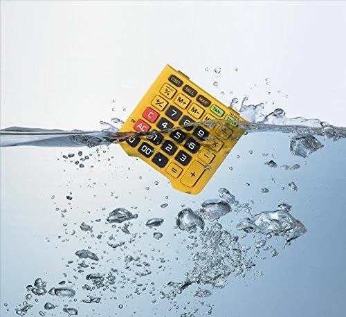 Casio WM-320MT skaičiuotuvas Kišenė Skaičiuotuvo ekranas Juoda, Geltona