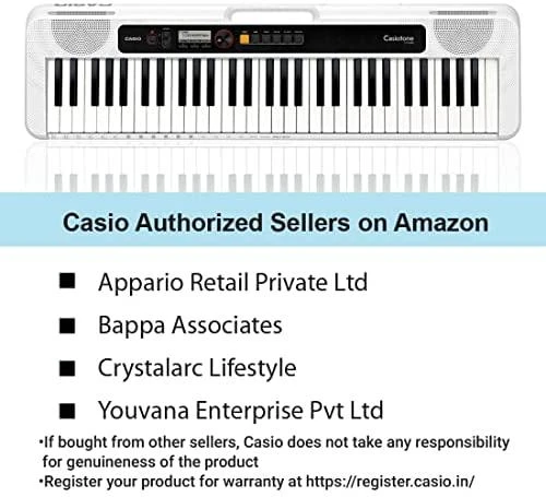 Sintezatorius Casio CT-S200WE, baltas
