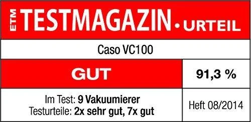 Vakuumatorius Caso VC100, sidabrinis