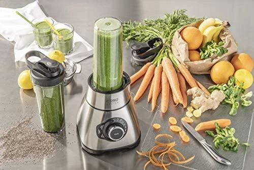 Caso | Maišytuvas | B1800 | Tabletop | 1800 W | Jar material Glass | Jar capacity 1.75 L | Ice crushing | Mini chopper | Nerūdijantis plienas