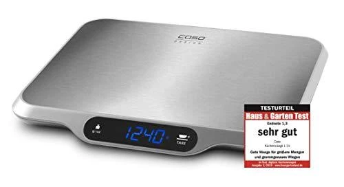 Caso | Virtuvinės svarstyklės | L 15 | Maximum weight (capacity) 15 kg | Graduation 1 g | Ekranas type LCD Ekranas | Nerūdijantis plienas