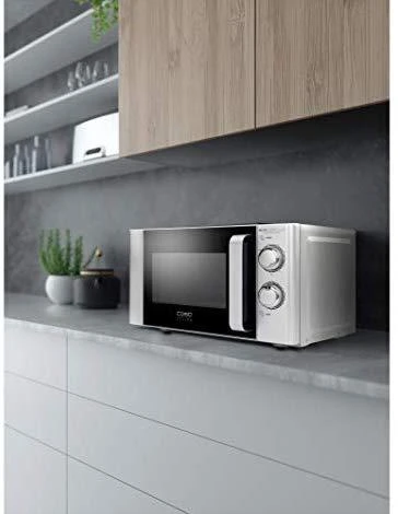 Mikrobangų krosnelė Caso | Ecostyle Ceramic | 03316 | Free standing | 700 W | Grilis | Sidabrinis