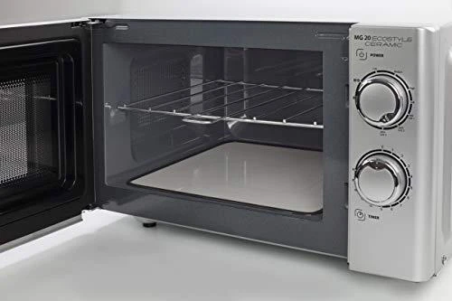 Mikrobangų krosnelė Caso | Ecostyle Ceramic | 03316 | Free standing | 700 W | Grilis | Sidabrinis