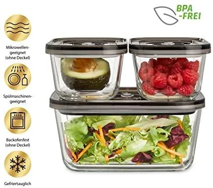 Caso VacuBoxx Eco Set | Caso | VacuBoxx Eco Set | 1177 | 3 | Transparent