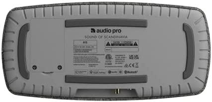Audio Pro A15 Multiroom kolonėlė su akumuliatoriumi, Tamsiai pilka