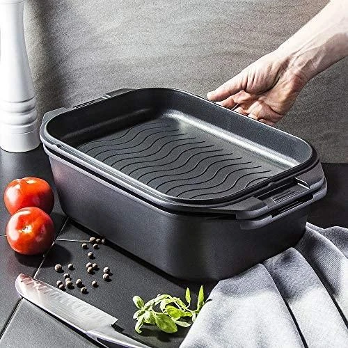 Starke Pro Kepimo indas 2in1(7,5l+2,8l)iš aliuminio, nelimpantis paviršius