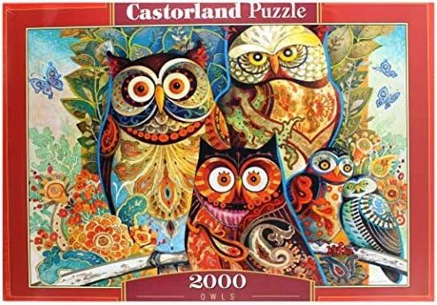 Castorland Dėlionė 2000 vnt. - Pelėdos