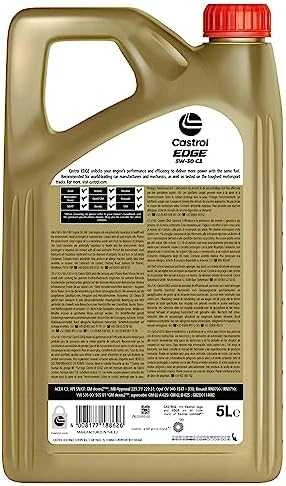 Castrol Alyva Edge 5W-30 C3 sintetinė varikliams 5 L