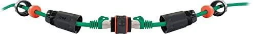 Schwaiger CAT6A Connector jungiama į tinklą išorėje 2x RJ45 lizdas