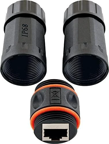 Schwaiger CAT6A Connector jungiama į tinklą išorėje 2x RJ45 lizdas
