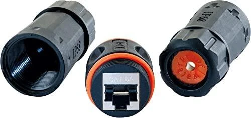Schwaiger CAT6A Connector jungiama į tinklą išorėje 2x RJ45 lizdas