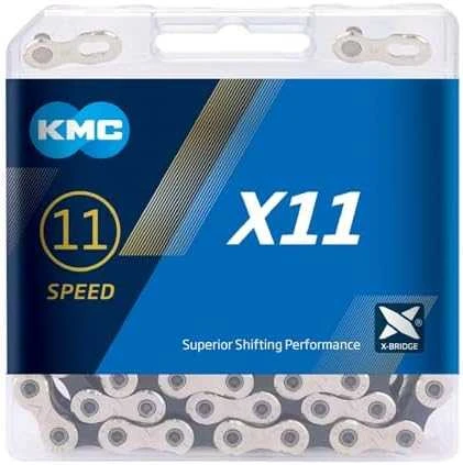 Grandinė KMC X11 Sidabrinis/Juodas 11-speed 118-links