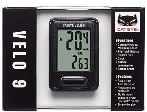 Cateye CAT EYE Velo 9 dvir. spidometras