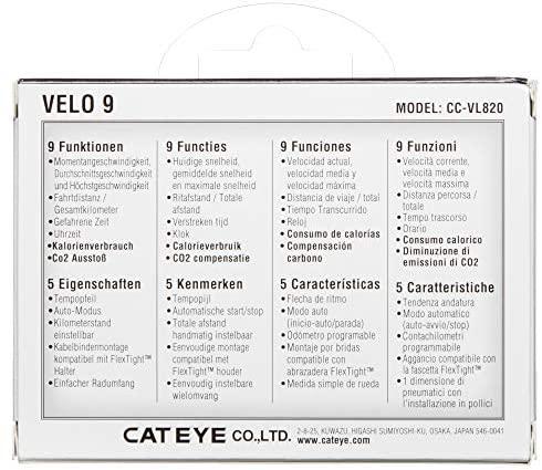 Cateye CAT EYE Velo 9 dvir. spidometras