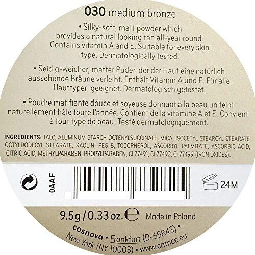 Catrice Sun Glow Matt bronzinė pudra 030 Vidutinė bronzinė Pudra 9,5gr