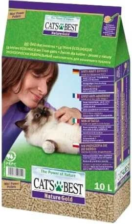 Cat's Best Smart Pellets granuliuotas natūralus pjuveninis kraikas 10L ilgaplaukėms katėms