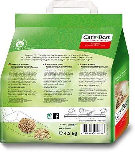 Cats Best OkoPlus Original Natūralus kraikas katėms 10L