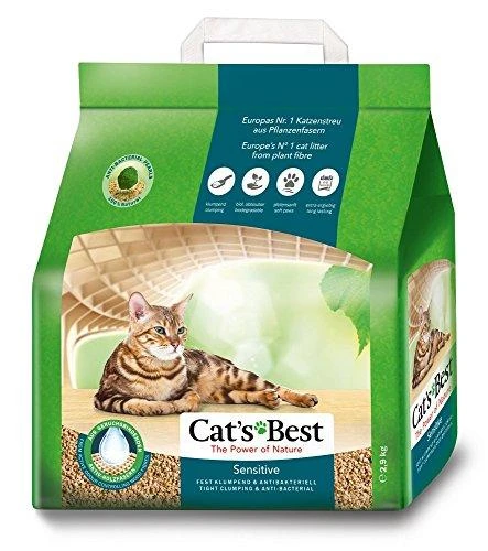 Cats Best Sensitive kraikas katėms 8l, 2,9kg, medžio drožlių