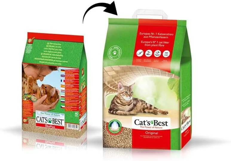Cats Best OkoPlus Original Natūralus kraikas katėms 10L