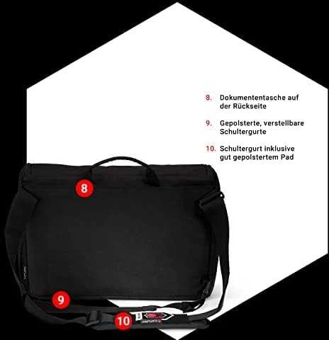 Dicota Krepšys CATURIX CURRIDUR eco messenger 15.6 cala