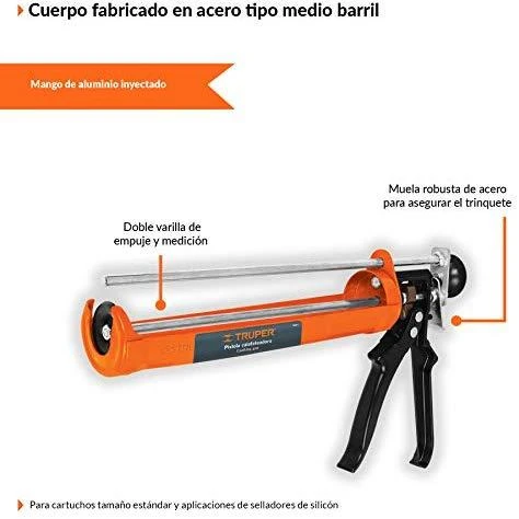 Pistoletas silikonui sustiprintas Truper®
