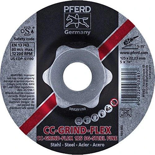 Šlifavimo diskas PFERD CC-GRIND-FLEX 125 SG-Steel Fine