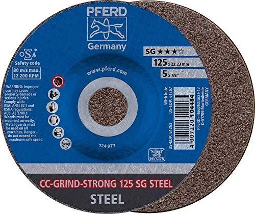 Šlifavimo diskas PFERD CC-Grind-Strong 125 SG Steel