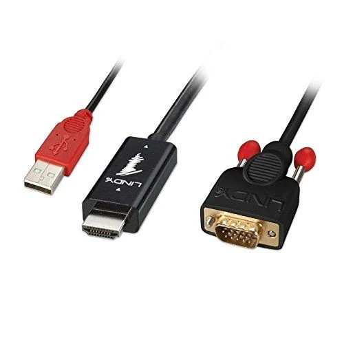 LINDY HDMI į VGA adapteris su USB maitinimo laidu