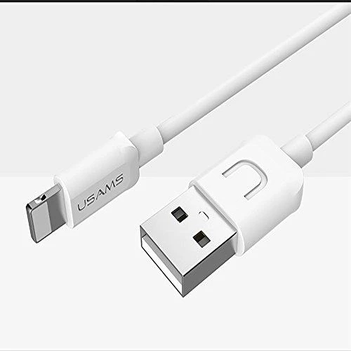 USAMS U-Turn Lightning kabelis 1m baltas 2A IPUSBXD02 (US-SJ097)