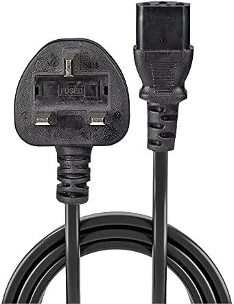 Maitinimo Laidas - LINDY UK 3 Pin į C13 Maitinimo Laidas, 3 m, Juodas