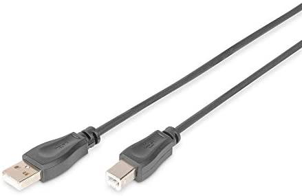 Digitus Cable Digitus jungtis USB A į USB-B 3 m juodas