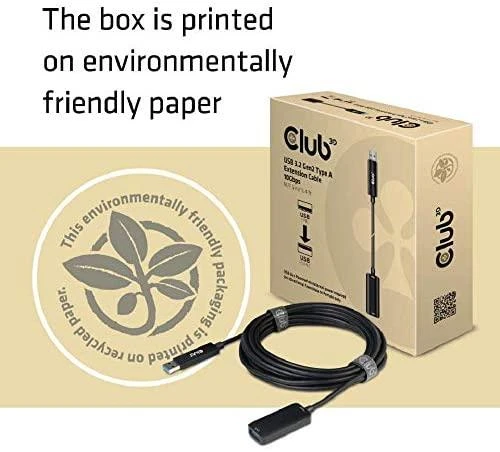 USB Club 3D USB-A – USB-A laidas 5 m juodas (CAC-1411)