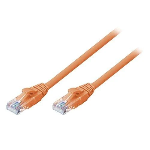 Tinklo Kabelis - LINDY Cat.6 U/UTP Tinklo Kabelis, RJ45, M/M, 250MHz, 0.3 m, Oranžinis