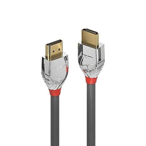 Lindy HDMI 2.0 didelės spartos M/M 2m pilka/chromuota