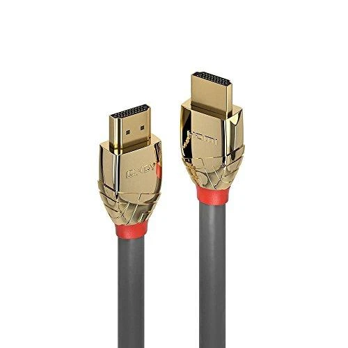 HDMI kabelis - LINDY Gold Line Didelės Spartos HDMI Kabelis M/M, 2 m, Pilkas