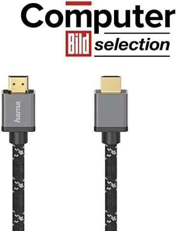 Hama HDMI 2.1 8K 3m, Premium, itin didelės spartos