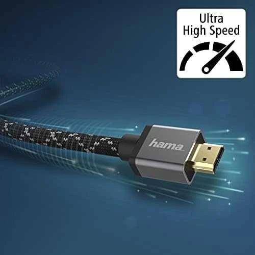 Hama HDMI 2.1 8K 3m, Premium, itin didelės spartos